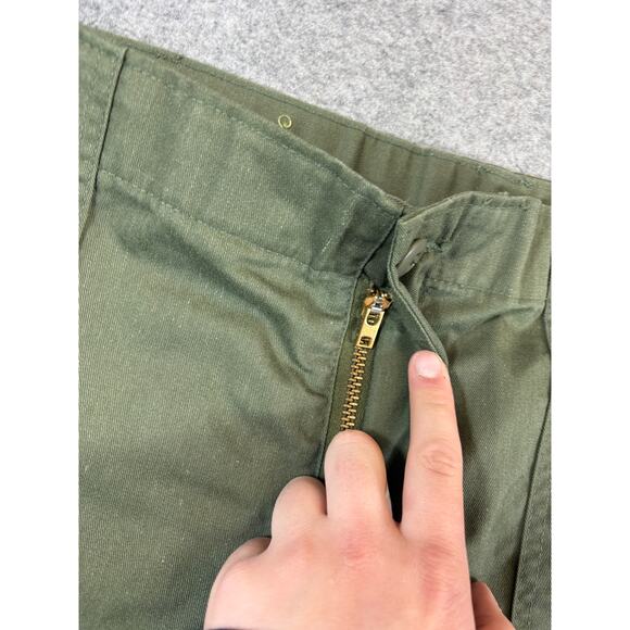 Vintage US Army OG- 507 Trouser Pants Mens 42x33 Green Utility Field Military - Picture 9 of 10